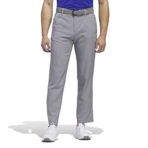 Adidas Men’s Adi Advantage Golf Pants 38 x 30 Grey Gray Regular Fit Tapered Leg